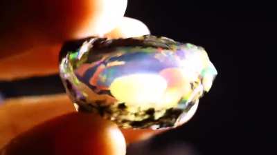 And a peak inside a Ethiopian Opal with a phantom egg.. kinda anti climatic but still neat..