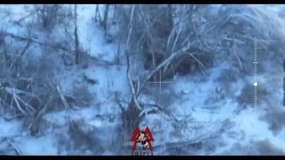 Russian FPV drones over Ukrainian trenches