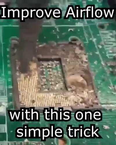 Nooooo not the CPU socket!!!