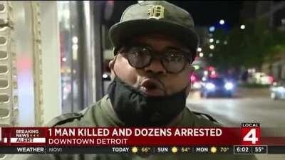 Man killed in Detroit during protest against police brutality