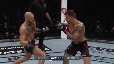 Dustin Poirier vs. Conor McGregor 2 - All Significant Strikes