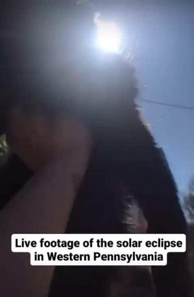 Live coverage of the solar eclipse in Pennsylvania 