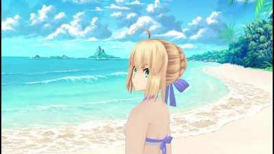 A day at the beach with Artoria