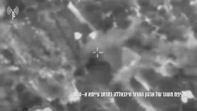 IDF targeting Hezbollah launchers, setting off missiles and secondary explosions