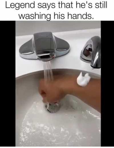 Have you heard the tragedy of hand washer the wise?