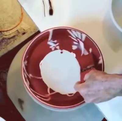 How this bowl is painted