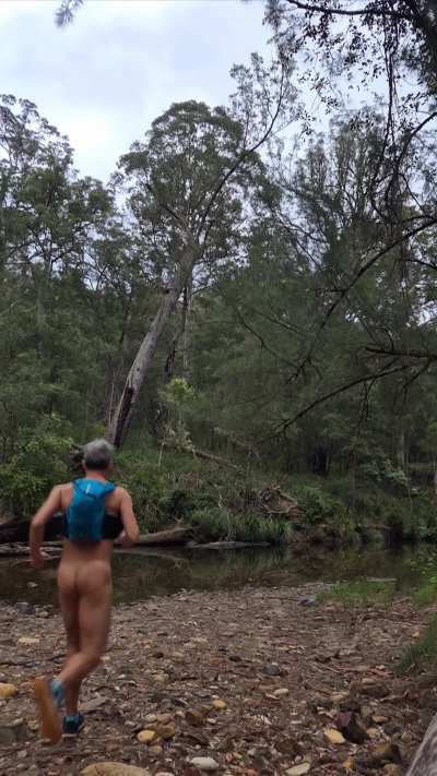 How freeing is running naked through the trees... 