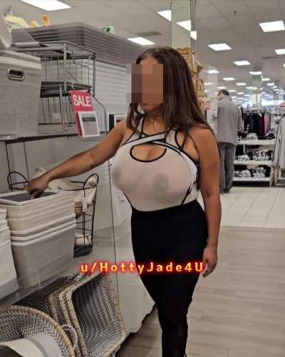 My titties while shopping