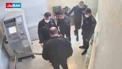 Leaked security camera footage from inside of Evin prison shows abuse of inmates. Hacktivist group 