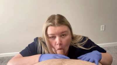 POV: You’re at a doctor’s appointment and the nurse just so happens to be addicted to sucking dicks but only if it is less than 7 inches. Would you meet the criteria?