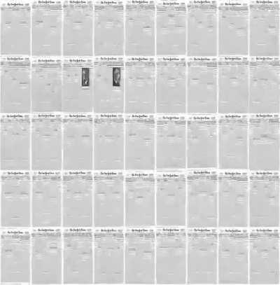 Every single New York Times front page since 1852. Note the explosion of images and photographs.