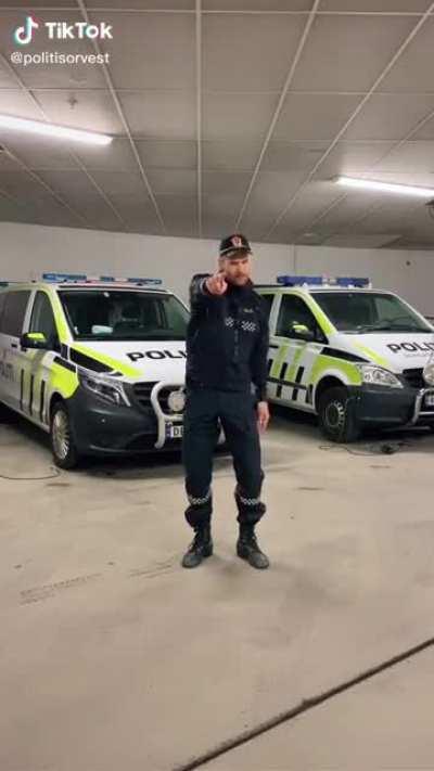 The Norwegian police be vibin