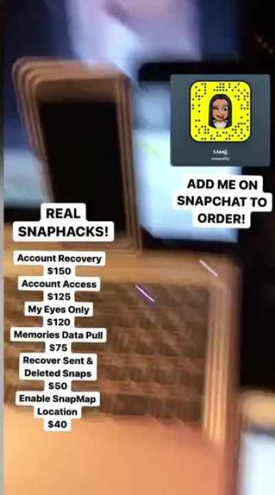 Anyone here need an actual account hacking service? Contact @naequality on Snapchat to order account hacks - 💻⚡️, telegram group link in comments! 🗣💬