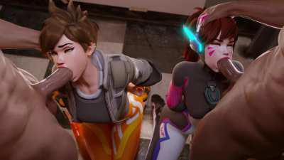 Mouthfull [D.va,Tracer,Overwatch] (thecount)