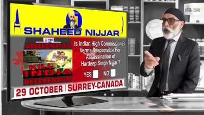 After Khalistan and Urduistan, the most  tolerant Canadian Citizen is formulated a cutting edge delivering justice by popular vote! India is going to be killed anytime now guys 😨😨😨