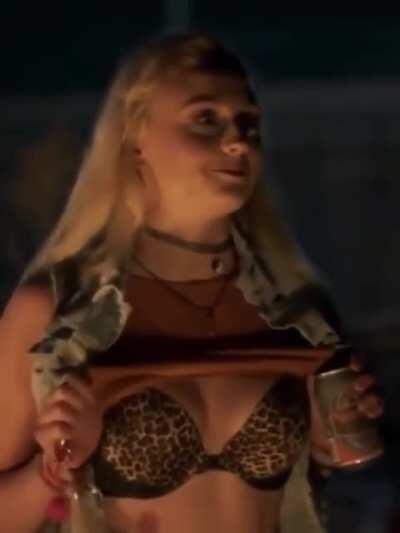 Sophie Turner trying to get all the men’s attention at a party