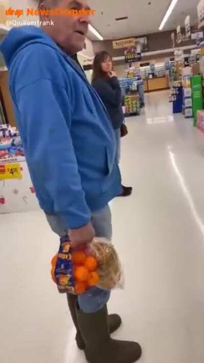 Predator confronted by mom at store