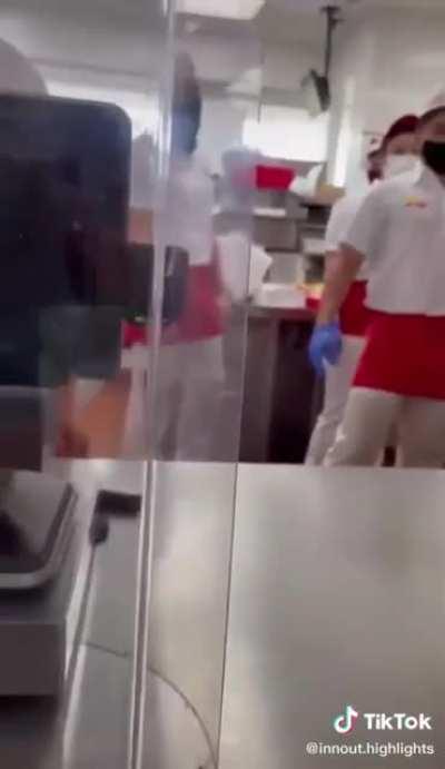 Entitled piece of shit is exempt from waiting for his fast food order