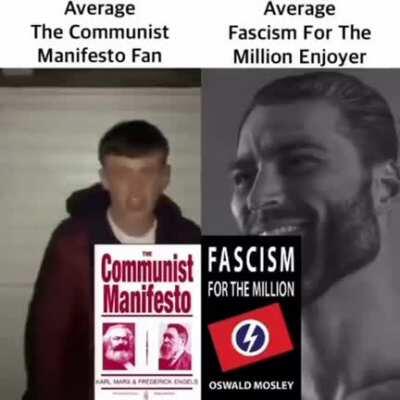 Average Marx fan vs average Mosley enjoyer