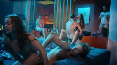 Melissa Barrera Orgy scene