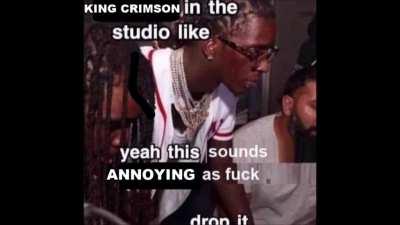 king crimson in da studio