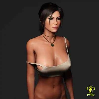 This is how Lara Croft will looks if Nvidia adds Physx support (Pyro) [Tomb Raider]