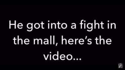 Quando fight in mall lol