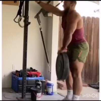 HMFT after I exercise under a rack with a loaded bar..