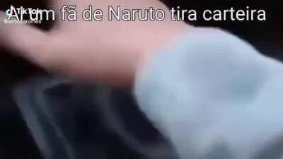 Ai um fã de naruto tira carta