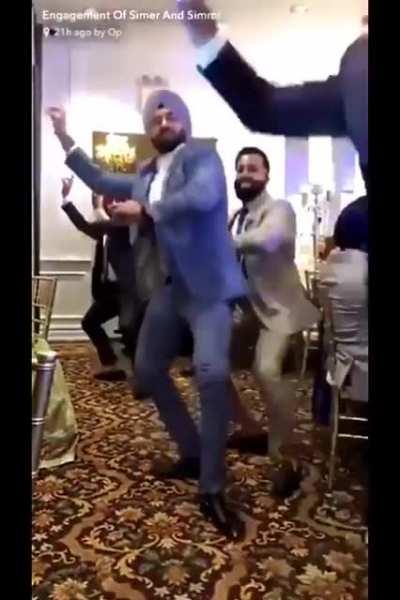 Sikh wedding dance