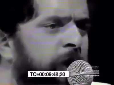 Jornalista Flávio Cavalcanti entrevista Luis Inácio Lula da Silva no programa Flávio Confidencial da TV Tupi - 1979