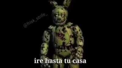 Springtrap tiene algo muy importante que decir