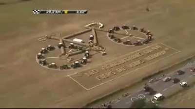 French Farmers art for Tour de France 2011!