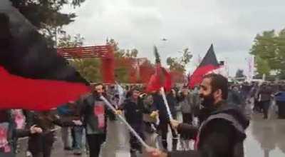 Turkey- Anarchists During Worker Rally 😅