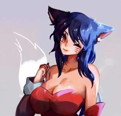 Daily Ahri Fanart #788 - Ahri's Passive Charm - Art by Hilent