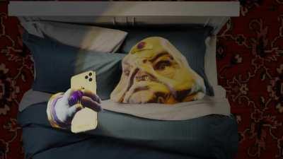 Emperor Calus browses reddit at 3 AM on his golden Apple Iphone the movie the game