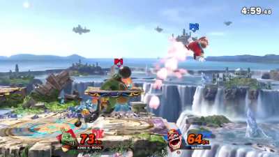 K.Rool down smash moment