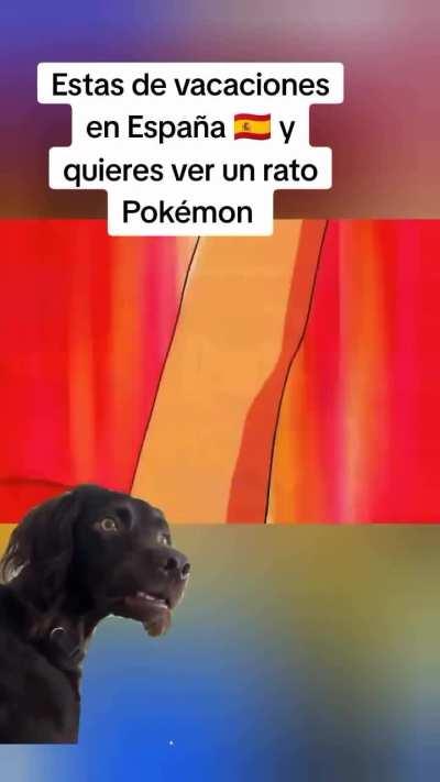 Cuando ves Pokemon en España