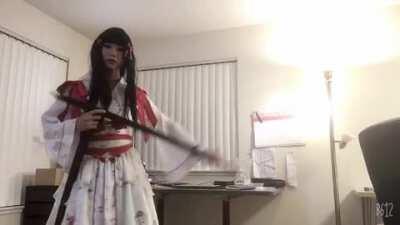 Wa lolita sword twirling~