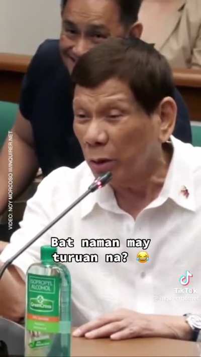 Yang isang senador, iyang nakaupo diyan, Senator Dela Rosa, death squad rin 'yan.