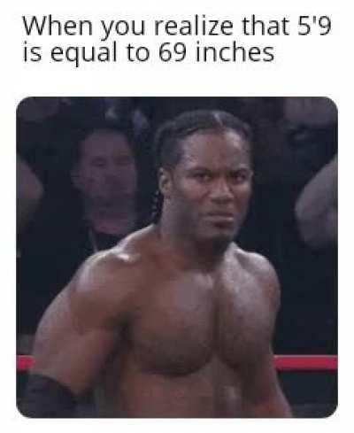 I am 69 inches TALL!