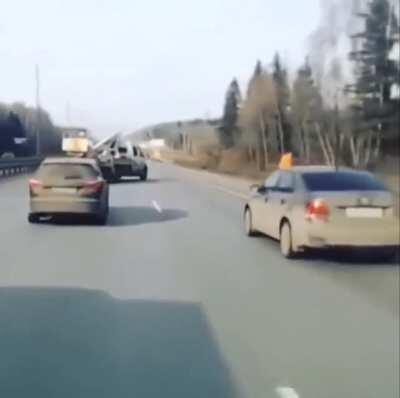 Car versus pedestrian