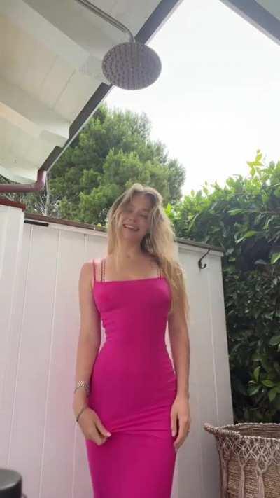 Pink dress