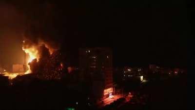 IDF Strike on building in Gaza