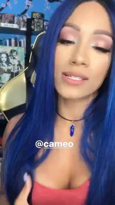 Sasha Banks has now opened a Cameo and is open for bookings. Link in comments.