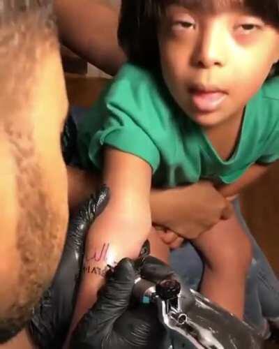 Yes sir, please tattoo my child.