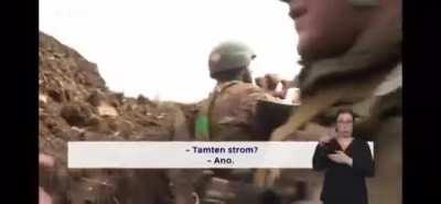 Czech TV on the frontline between Avdiivka and Bakhmut