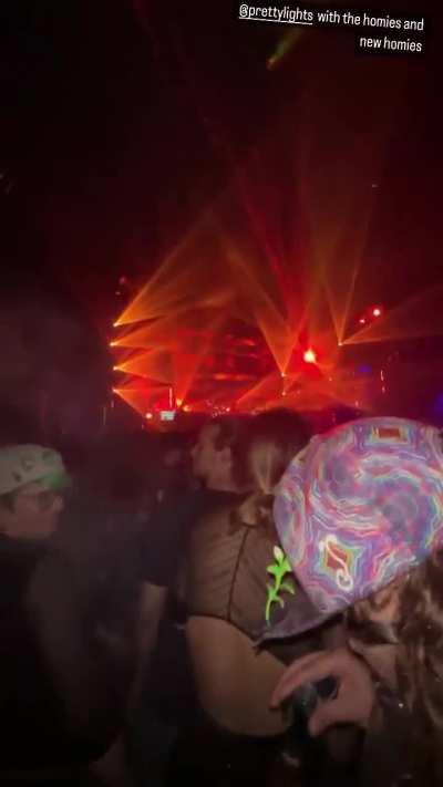 Guy brings a bong to a festival and blows it straight into someone’s face.