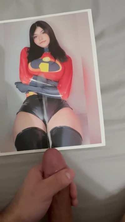 Lily_Waffle Mrs. Incredible Cum Tribute