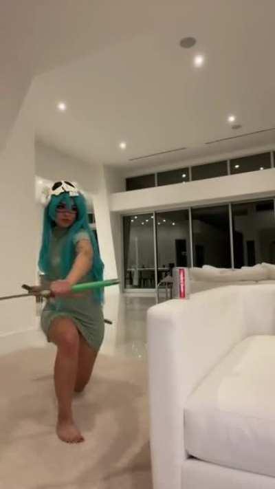 sssniperwolf's nelliel cosplay